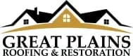 logo for Great Plains Roofing LLC